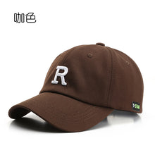 Load image into Gallery viewer, New Fashion Baseball Cap for Women and Men Cotton Soft Top Hats Embroidery Letter R Summer Sun Caps Casual Snapback Hat Unisex
