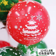 Load image into Gallery viewer, Christmas Balloons 10-Inch 12-Inch Thickened Rubber Balloons Party Decoration Balloon round Printing
