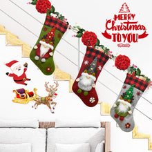 Load image into Gallery viewer, 2023 Christmas Decorative Gift Faceless Doll Christmas Stockings Pendant Santa Claus Children Christmas Gift Bag
