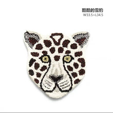 Load image into Gallery viewer, Charong Animal Cushion Head-Shaped Carpet Cashmere-like Thickened Soft Floor Mat
