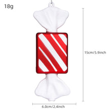 Load image into Gallery viewer, PVC Painted Sequins Candy Pendant 16cm Christmas Tree Decoration Party Gathering Arrange Hangings
