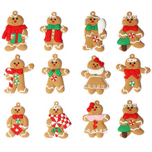 Load image into Gallery viewer, Christmas Gingerbread Man PVC Christmas New Decoration Christmas Tree Gingerbread Man Snowflake Pendant Christmas Product

