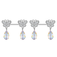 Load image into Gallery viewer, Zircon Nipple Ring Adhesive Nail Piercing
