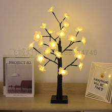 Load image into Gallery viewer, LED Artificial Tree Lights Colored Lights Christmas Festival Room Bedside Decorative Table Lamp Silver Birch Small Night Lamp
