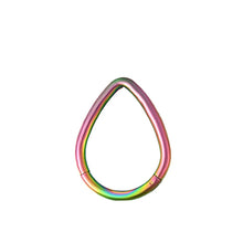 Load image into Gallery viewer, Trendy Human Body Piercing Accessories 316L Stainless Steel Drop-Shaped Nose Ring Earrings
