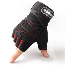 Load image into Gallery viewer, Lengthened Half-Finger Fitness Gloves Men's Weightlifting Tactical Wristband Wear-Resistant Horizontal Bar Anti-Female Summer
