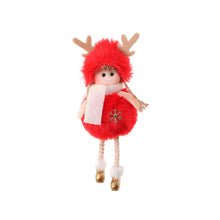Load image into Gallery viewer, 2pcs Christmas Plush Angel Pendant Children Cute Doll Girl Gift Christmas Tree Pendant
