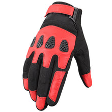 Load image into Gallery viewer, Anti-Slip Touch Screen Full Finger Gloves Racing off-Road Riding Electrombile Gloves
