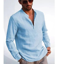 Load image into Gallery viewer, Men's Long-Sleeved Casual Shirt Hot Men's Top
