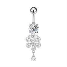 Load image into Gallery viewer, Zircon Navel Ring Navel Stud Piercing Jewelry for Women
