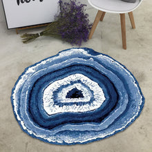 Load image into Gallery viewer, Big Tree Annual Ring Carpet Bedroom round Soft Mat Washable Non-Slip Mat

