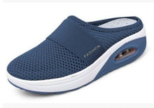 Load image into Gallery viewer, Summer Heel-Free Slip-on Women's Shoes Loafers Large Size Platform Shoes Air Cushion Mesh Breathable Half Slippers for Women
