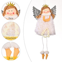 Load image into Gallery viewer, Christmas Decoration Christmas Silver Wings Christmas Tree Angel Girl Christmas Tree Scene Decoration Pendant

