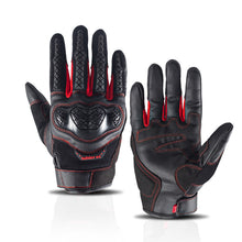 Load image into Gallery viewer, Adult Full Finger Protective Joint Anti-Fall Anti-Slip Touch Screen Motorcycle Riding Gloves
