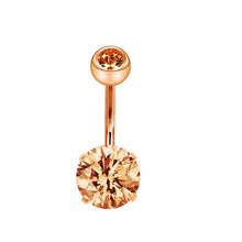 Load image into Gallery viewer, Stainless Steel Body Piercing Jewelry Zircon Belly Nail Belly Ring Navel Jewelry
