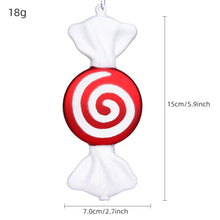 Load image into Gallery viewer, PVC Painted Sequins Candy Pendant 16cm Christmas Tree Decoration Party Gathering Arrange Hangings

