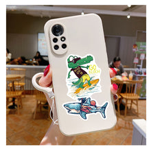 Load image into Gallery viewer, 50pcs Sheets Beach Surfing Outdoor Stickers Summer Beach Graffiti Cartoon Stickers Skateboard Mobile Phone Decoration Sticker
