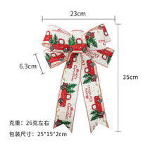 Load image into Gallery viewer, Christmas Ribbon Bow Christmas Decorative Bowknot DIY Bow Ribbon
