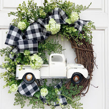 Load image into Gallery viewer, Christmas Decorations Wreath Field Layout Props Front Door Decoration Car Ring Flower Door Hanging
