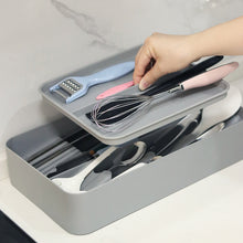 Load image into Gallery viewer, Drawer Assorted Storage Box Kitchen Tableware Knife and Fork Storage Box Multi-Function Tool Sundries Chopsticks Finishing Box
