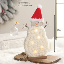Load image into Gallery viewer, Christmas Gift Decoration Wooden Wool Felt Cute Santa Claus Christmas Tree Desktop Decoration Kids Gift
