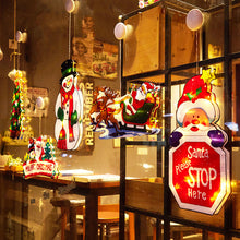 Load image into Gallery viewer, New LED Wall-Mounted Suction Lamp Christmas Shop Window Decorative Lamp Holiday Scene Layout Ambience Light
