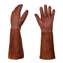 Load image into Gallery viewer, Gardening Gloves Vegetable Planting Flower Arrangement Pruning Cattle Two-Layer Protection Garden Gloves
