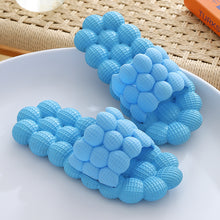 Load image into Gallery viewer, Slippers Women's Summer Indoor and Outdoor Couple Bathroom Massage TikTok Lychee Slippers Men and Women One Pedal Shoes
