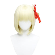 Load image into Gallery viewer, Lycoris Recoil Rico Les Raisins Cos Wig Jinmu Thousand Bundles Cos Wig Light Golden Bobhaircut Wig
