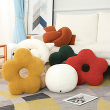 Load image into Gallery viewer, Flower-Pattern Throw Pillow Sofa Cushion Home Soft Spherical Plush Doll Gift
