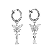 Load image into Gallery viewer, Belly Umbilical Ring Navel Stud Elastic Earrings Hanging Butterfly Umbilical Ring
