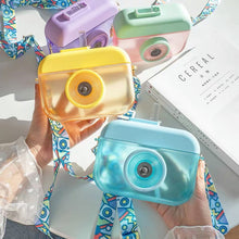 Load image into Gallery viewer, Water Bottle Fashion Creative Straw Plastic  Camera Student Adult Water s Gift Strap Outdoor Cup
