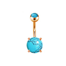 Load image into Gallery viewer, Stainless Steel Body Piercing Jewelry Zircon Belly Nail Belly Ring Navel Jewelry
