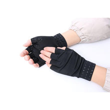 Load image into Gallery viewer, Dispensing Half Finger Pressure Gloves Cycling Non-Slip Warm Rehabilitation Training Fitness Exercise Gloves
