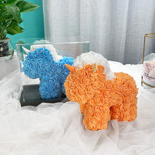 Load image into Gallery viewer, Valentine's Day Christmas Gift Mini Preserved Fresh Flower Unicorn Small Rose Bear Girls' Gifts Rose Bear
