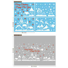 Load image into Gallery viewer, Christmas Decorations Glass Electrostatic Sticker Christmas Party Decoration Snowflake Window Stickers Christmas Hanging Ball Bell Stickers
