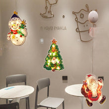 Load image into Gallery viewer, Window Hanging Lights Christmas Decoration Shop Atmosphere Scene Layout Holiday Led Sucker Decorative Lights
