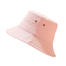 Load image into Gallery viewer, Retro Simple Fisherman Hat Cotton Breathable Bucket Hat Unisex Travel Sun Hat

