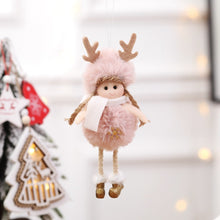 Load image into Gallery viewer, 2pcs Christmas Plush Angel Pendant Children Cute Doll Girl Gift Christmas Tree Pendant
