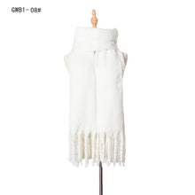 Load image into Gallery viewer, Season New Thick Tassel Circle Sand Solid Color Scarf Women's Thickened Men's Shawl
