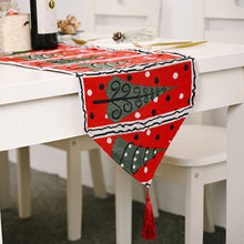Load image into Gallery viewer, New Christmas Decoration Supplies Knitted Fabric Table Runner Creative Christmas Tablecloth Dining-Table Decoration Home Dress up
