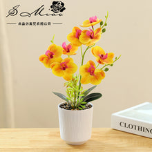 Load image into Gallery viewer, 3D Printing Film Three-Fork Eight-Flower Phalaenopsis Bonsai Artificial Flower Fashion Home Decorations
