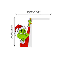 Load image into Gallery viewer, Christmas Green Miracle Fighter Corner Decoration Wooden Door Corner Decoration Home Decoration
