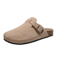 Load image into Gallery viewer, Closed-Toe Slippers Women's Couple Flip-Flops Wish Large Size Roman Shoes Half Slippers Lazy Shoes

