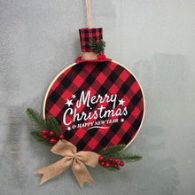 Load image into Gallery viewer, Christmas Garland Pendant Listing Christmas Decoration Venue Layout Props Wreath Decorations Door Hanging Welcome Doorplate
