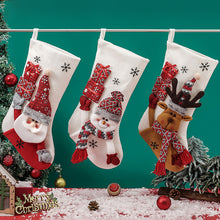 Load image into Gallery viewer, Christmas Stockings Gift Bag Christmas Decorations Christmas Stockings Foot Sock Christmas Pendant Gift Bag
