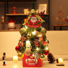Load image into Gallery viewer, Mini Christmas Tree Small Desktop Decoration Diy60cm Christmas Tree Pink Luminous Package Christmas Decoration
