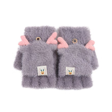 Load image into Gallery viewer, Women's Winter Cycling Gloves Windproof Warm and Cute Cartoon Deer Gloves Korean Ins Winter Hand
