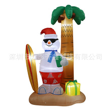 Load image into Gallery viewer, Christmas Inflatable Model Luminous Inflatable Tree Elderly Snowman Inflatable Model Courtyard Holiday Decoration Decoration Props
