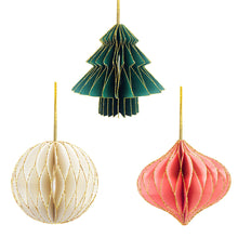 Load image into Gallery viewer, Christmas Decoration Christmas Tree Honeycomb Ball Ornaments New Mini Decoration Props Party Decoration Supplies
